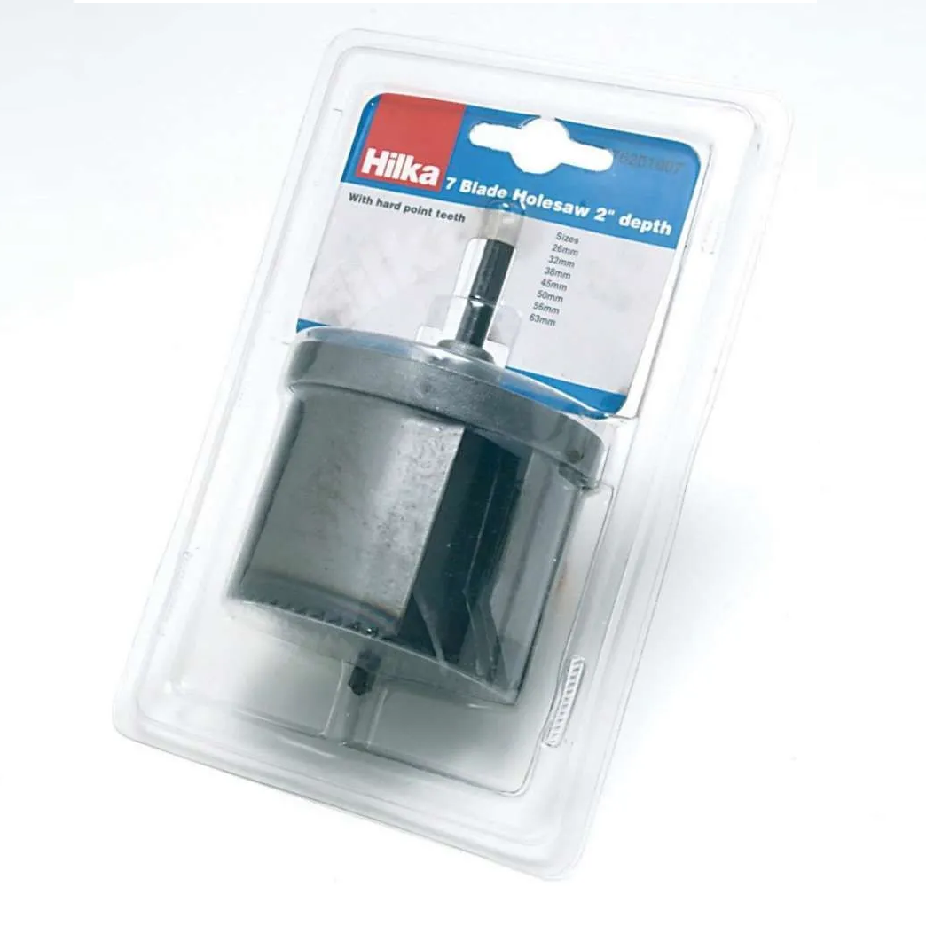 Hilka 7 Blade Holesaw 2" Depth