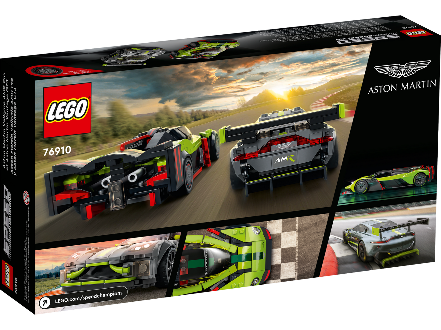 Lego Aston Martin Valkyrie AMR Pro & Aston Martin Vantage GT3