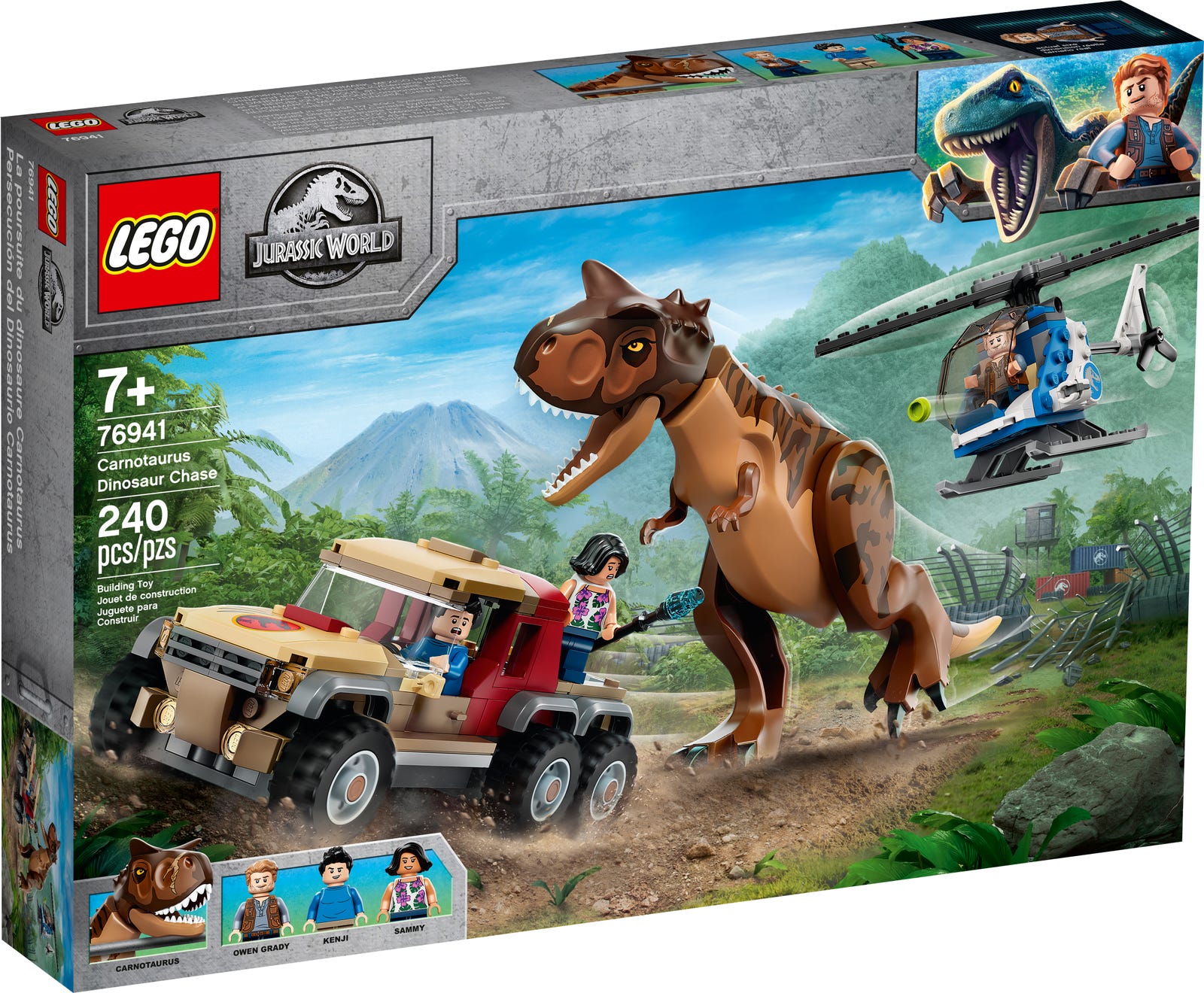 Lego Jurassic World Carnotaurus Dinosaur Chase 76941