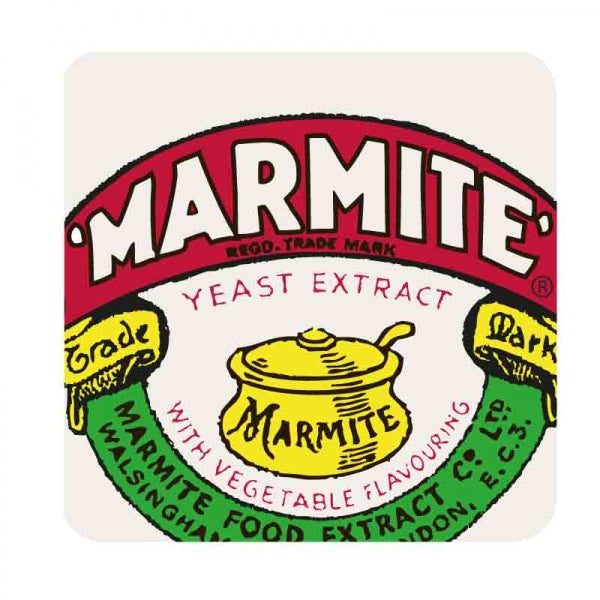 Half Moon Bay Marmite Coaster Marmite Jar