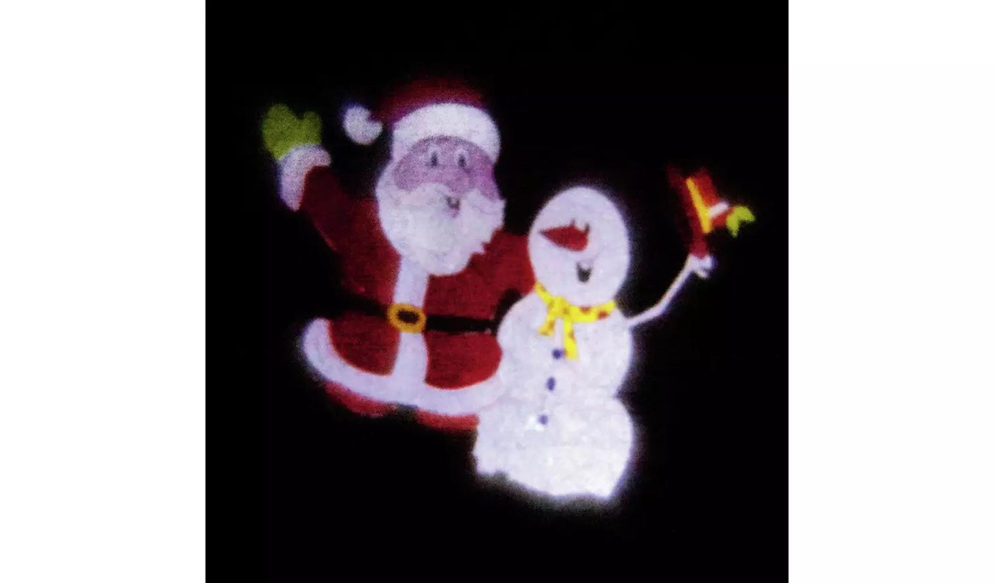Premier Santa & Snowman Animated Projector