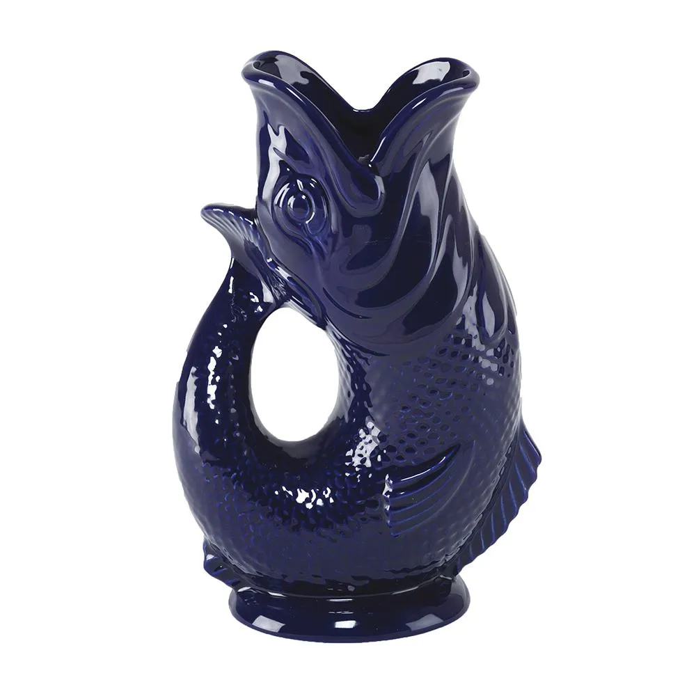 Wade Gluggle Jug Large Dark Blue