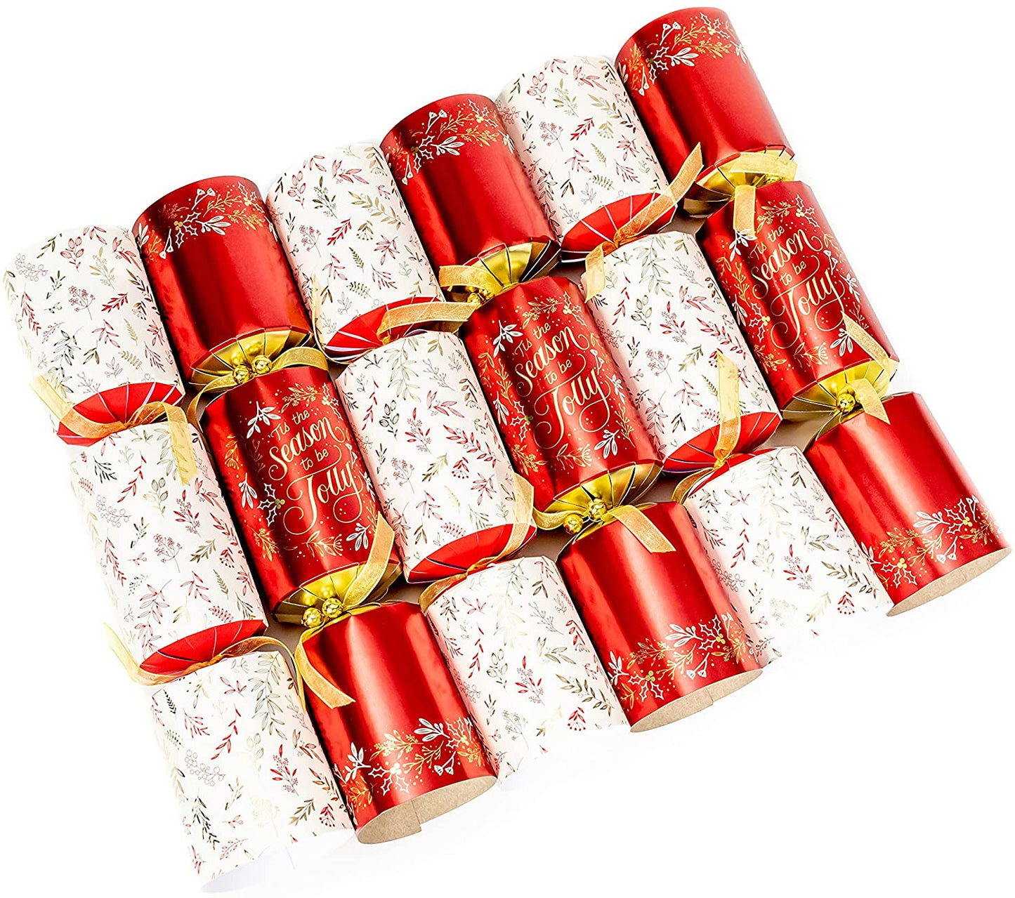 Tom Smith Christmas Crackers Red & Gold