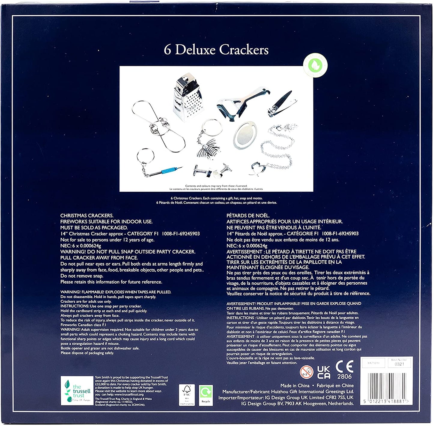 Tom Smith Christmas Crackers Traditional Deluxe