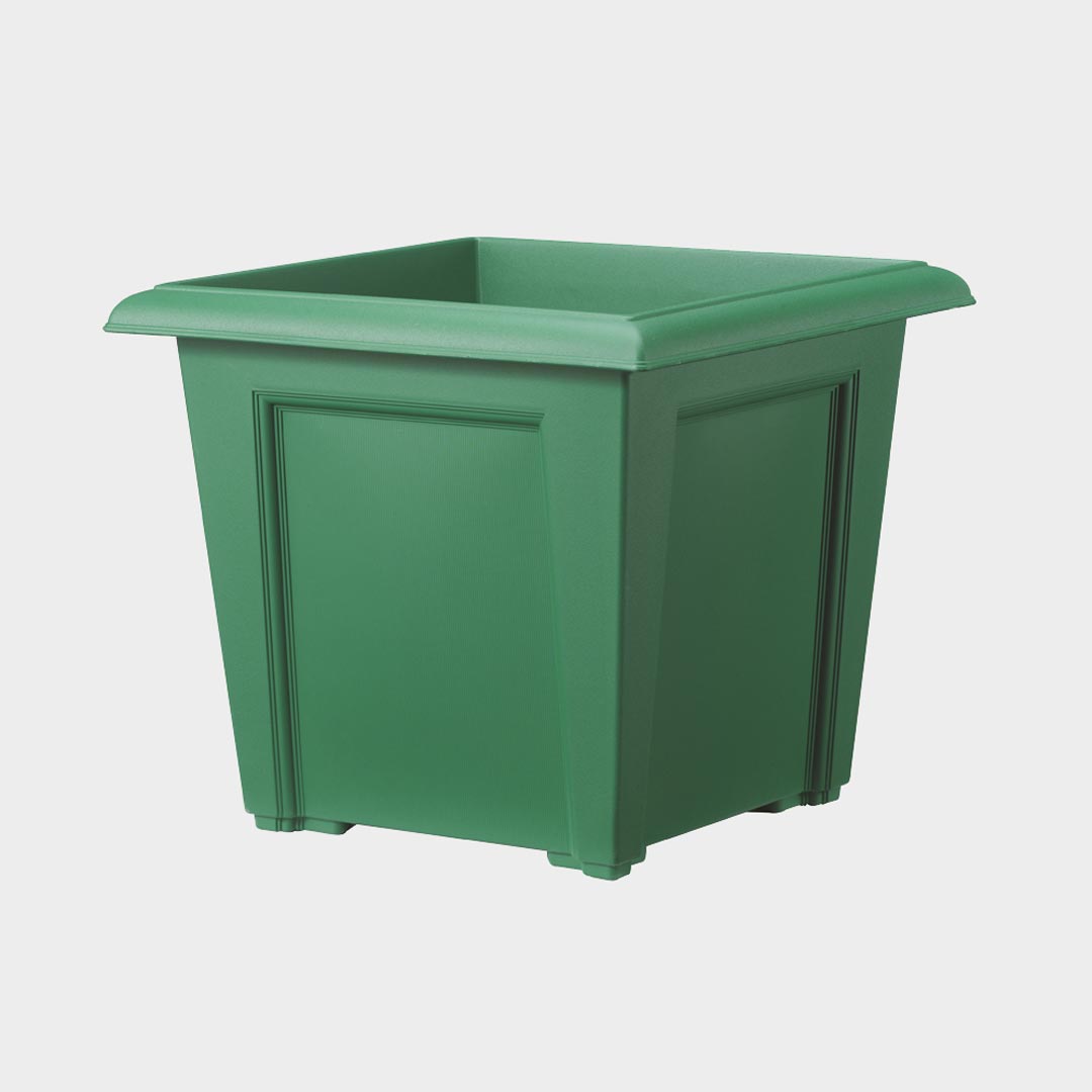 Stewart Regency Square Planter Green 40 x 40 x 33cm