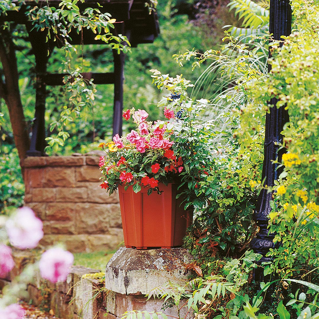 Stewart Regency Hexagonal Planter Terracotta 40 x 40 x 33cm