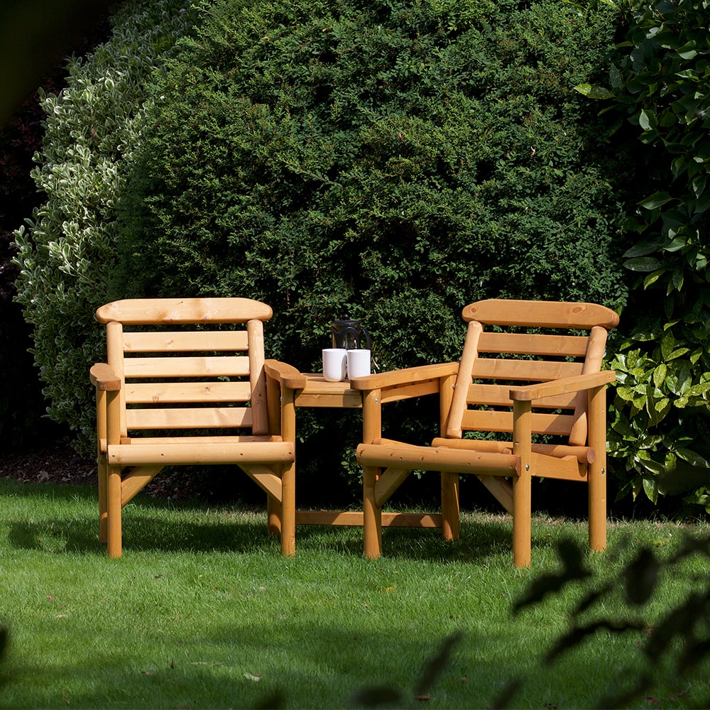 Woodshaw Thornton Rustic Alcove Seat