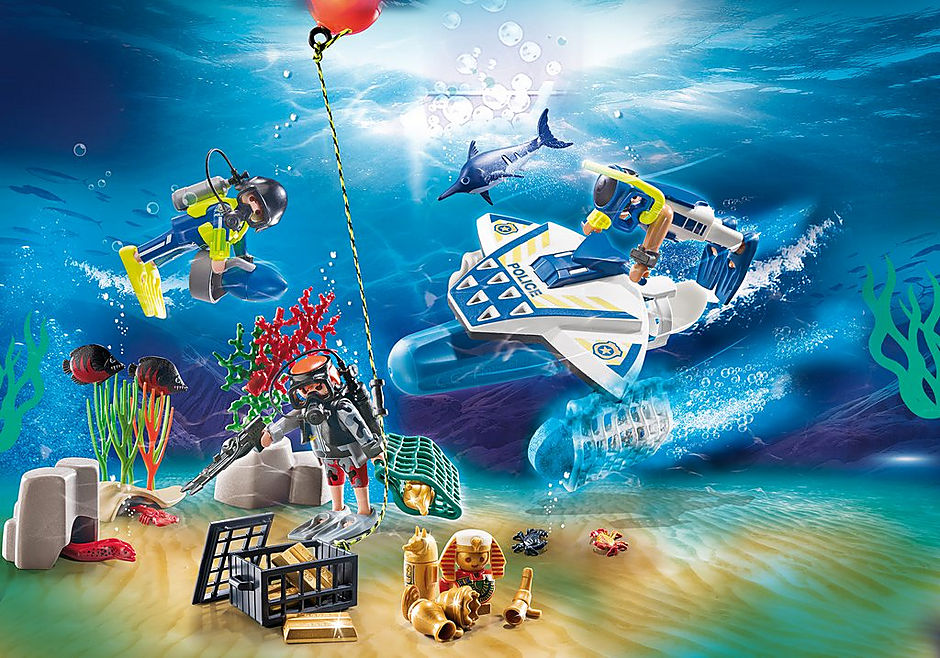 Playmobil City Action Advent Calendar - Police Dive