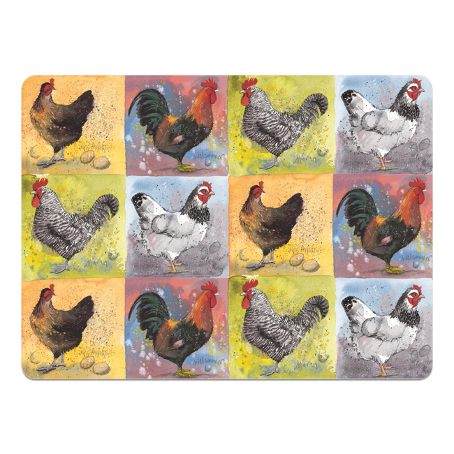 Alex Clark Chicken Collection Placemat