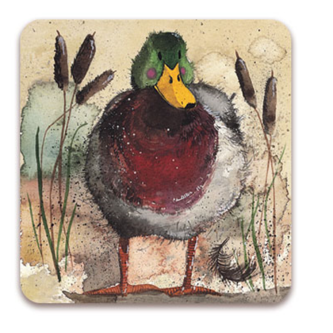Alex Clark Mallard Coaster