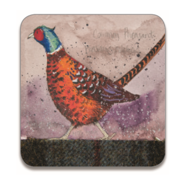 Alex Clark Pheasant Coaster