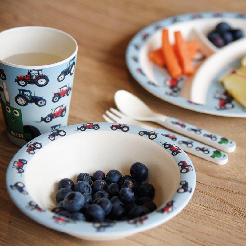 Tractor Ted Tractor Bamboo Mealtime Gift Set & Cutlery