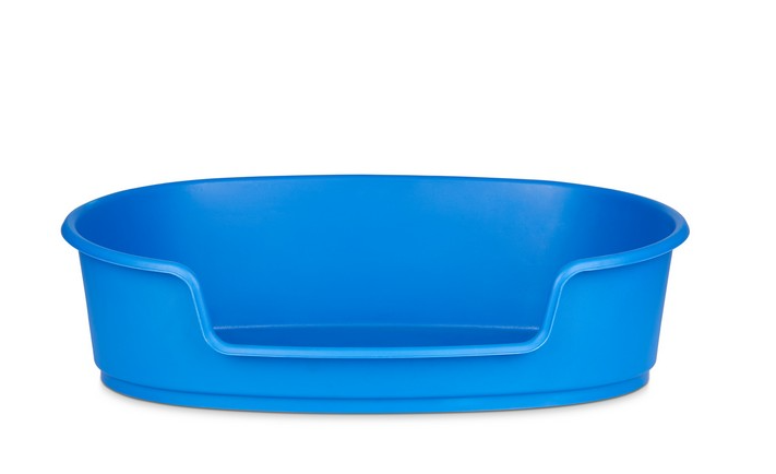 Animal Instincts Plastic Dog Bed Blue 77cm Media 1 of 1