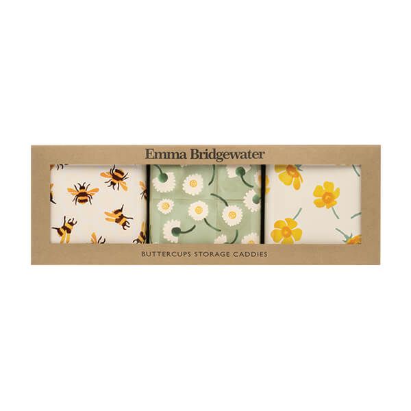 Emma Bridgewater Buttercup Square Caddies Set of 3
