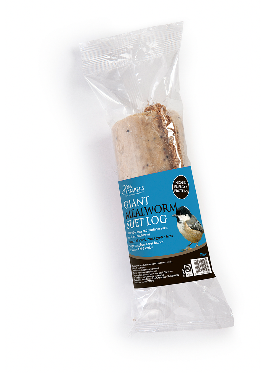 Tom Chambers Giant Mealworm Suet Log