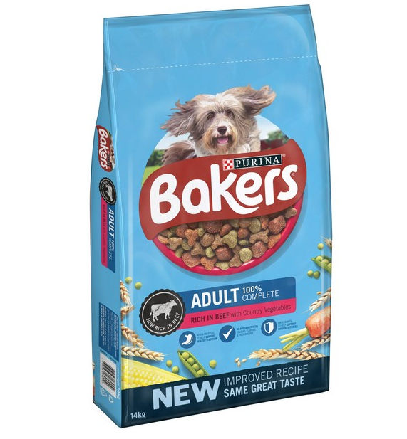 Bakers Complete Beef & Veg 14kg