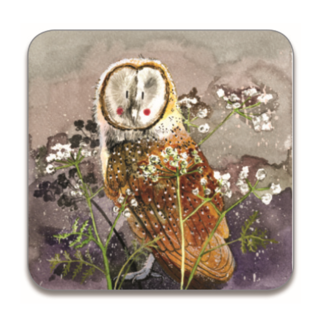 Alex Clark Barn Owl Coaster