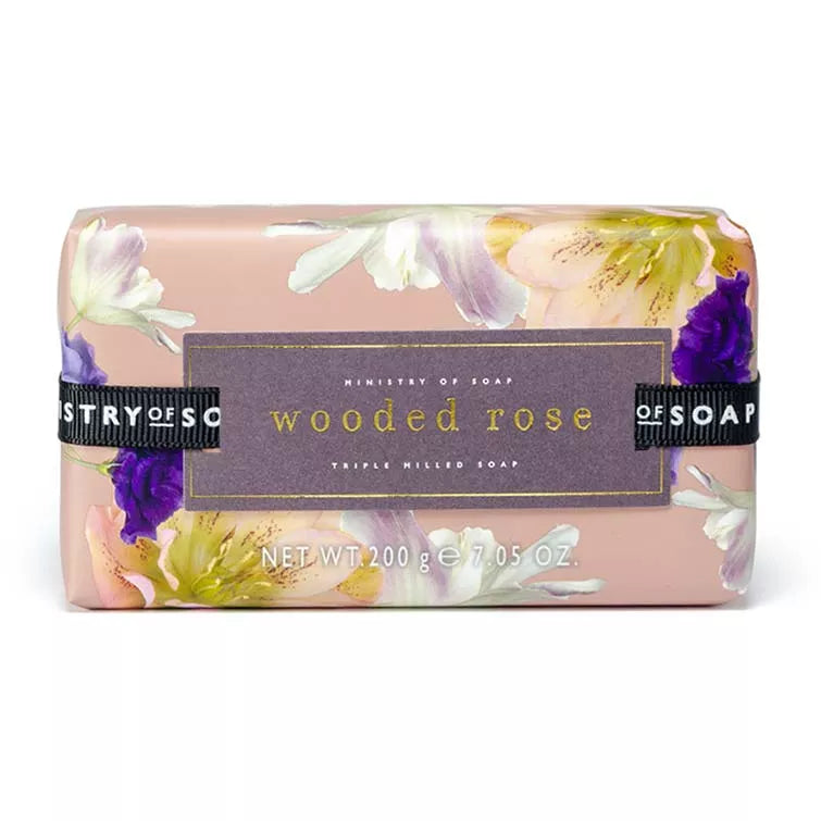 Ministry of Soap Wooded Rose Blush Hues Soap