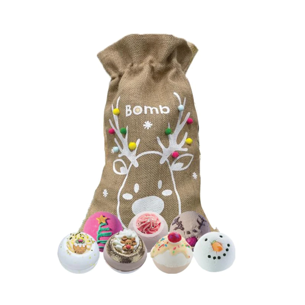 Bomb Cosmetics Christmas Rein-Cheer Hessian Gift Sack