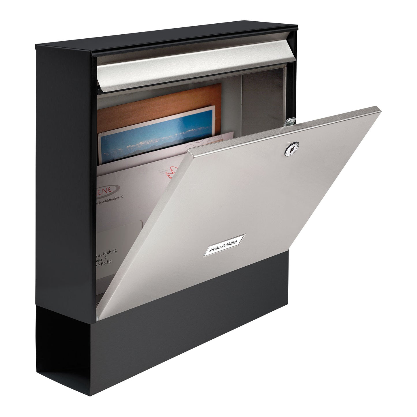 Burg-Wächter Oxford 6877 B+S Letterbox & Newspaper Box