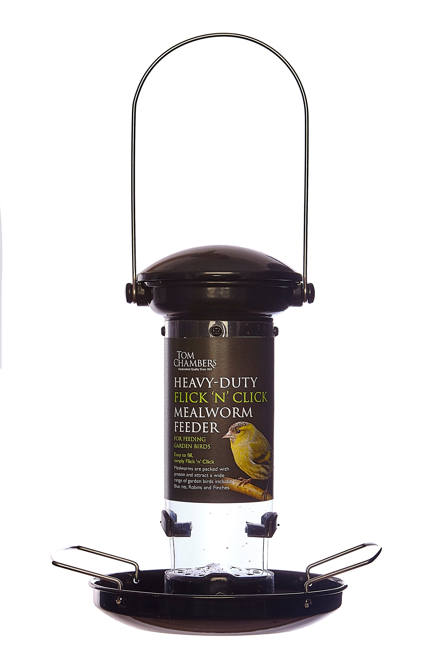Tom Chambers Heavy Duty Flick 'N' Click Mealworm Feeder