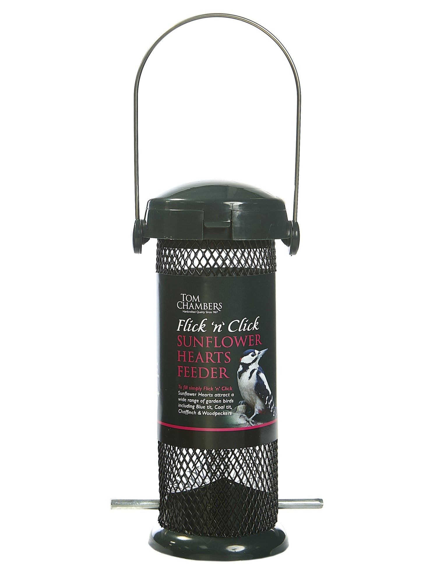 Tom Chambers Flick n Click Sunflower Heart Feeder