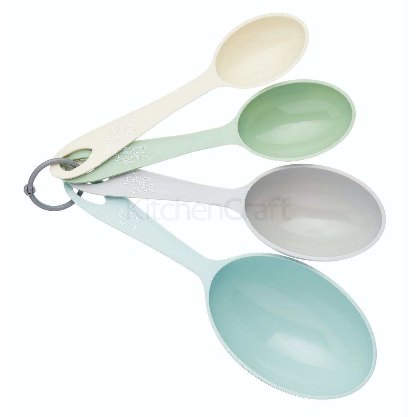 Colourworks Classics Large 4-Piece Measuring Spoon Cup Set