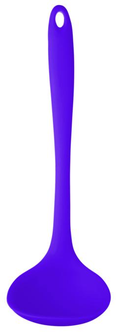 Kitchen Craft Flexible Silicone Mini Ladle - Purple