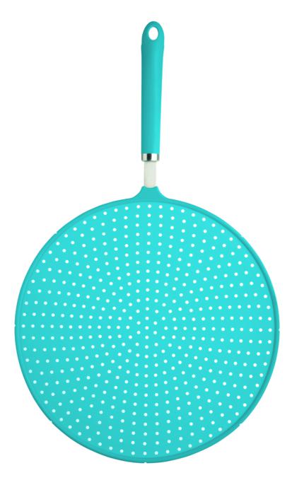 Kitchen Craft Silicone 28cm Splatter Guard - Blue