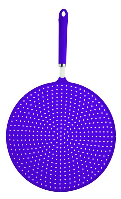 Kitchen Craft Silicone 28cm Splatter Guard - Purple