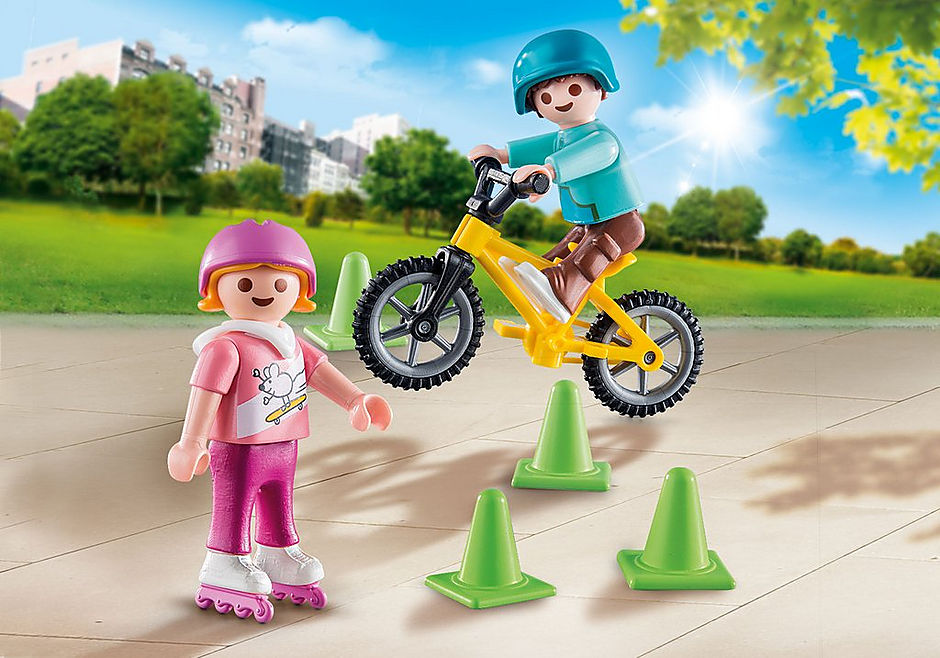Playmobil Special Plus Children with Bike & Skates
