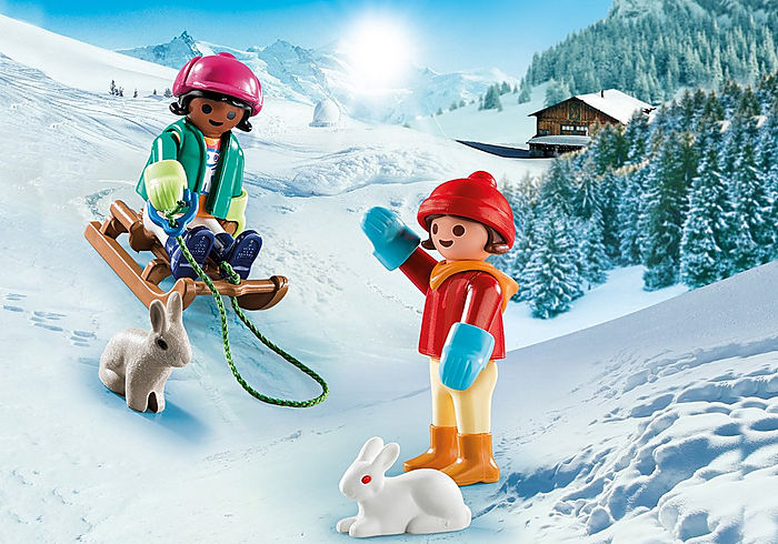 Playmobil Special Plus Children with Sleigh