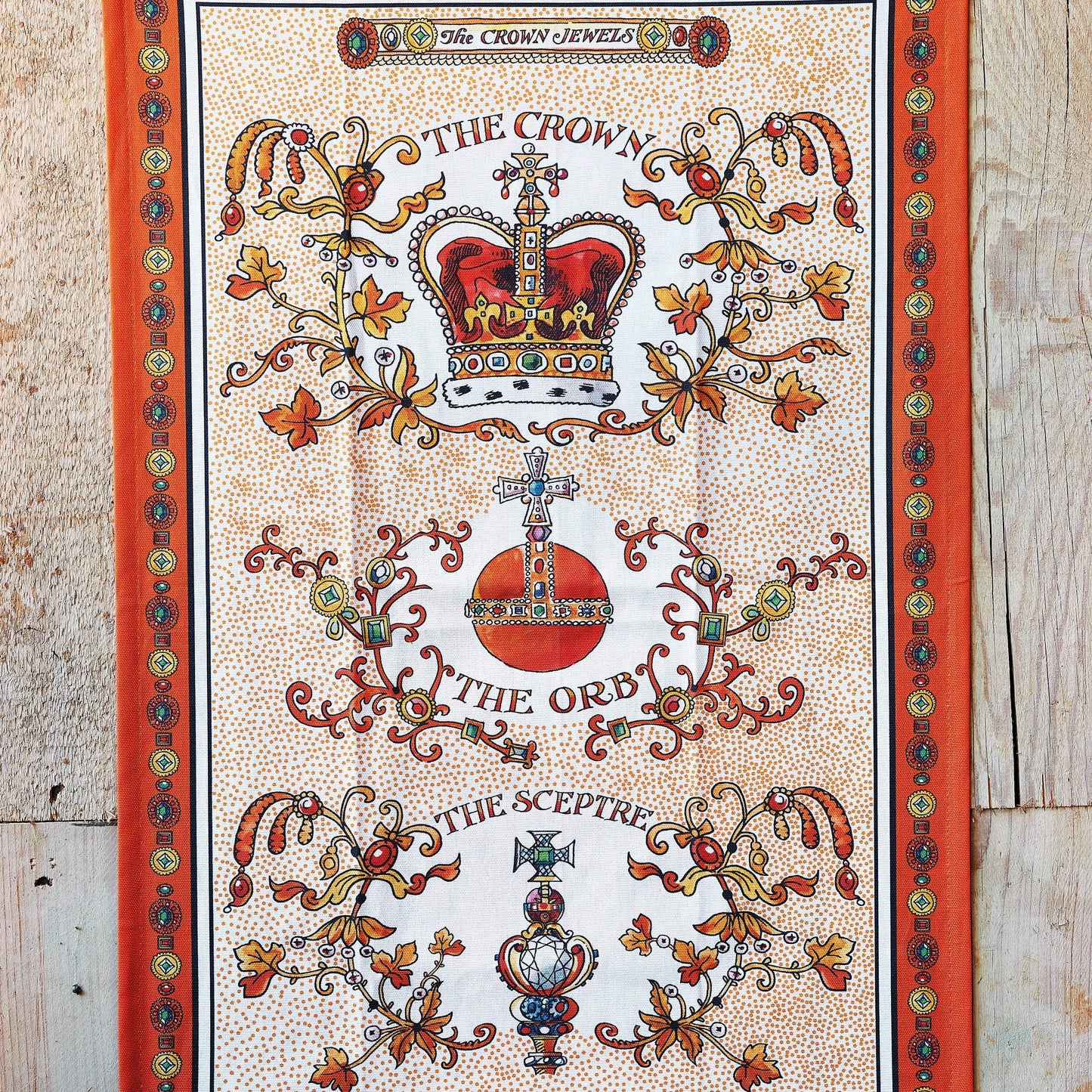 Emma Bridgewater The Crown Jewels Tea Towel