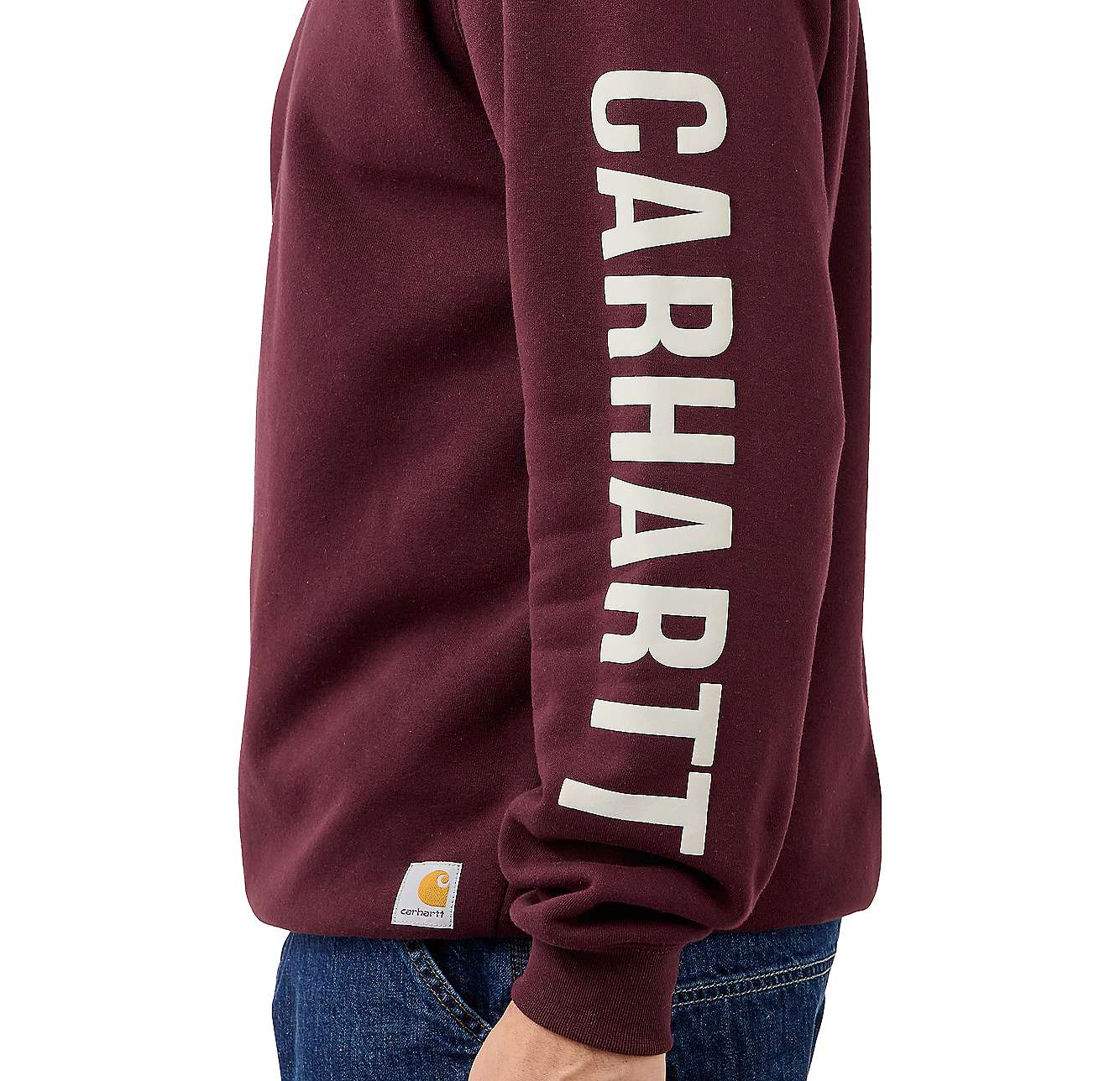 Carhartt Crew Neck Logo Sleeve Graphic Sweatshirt