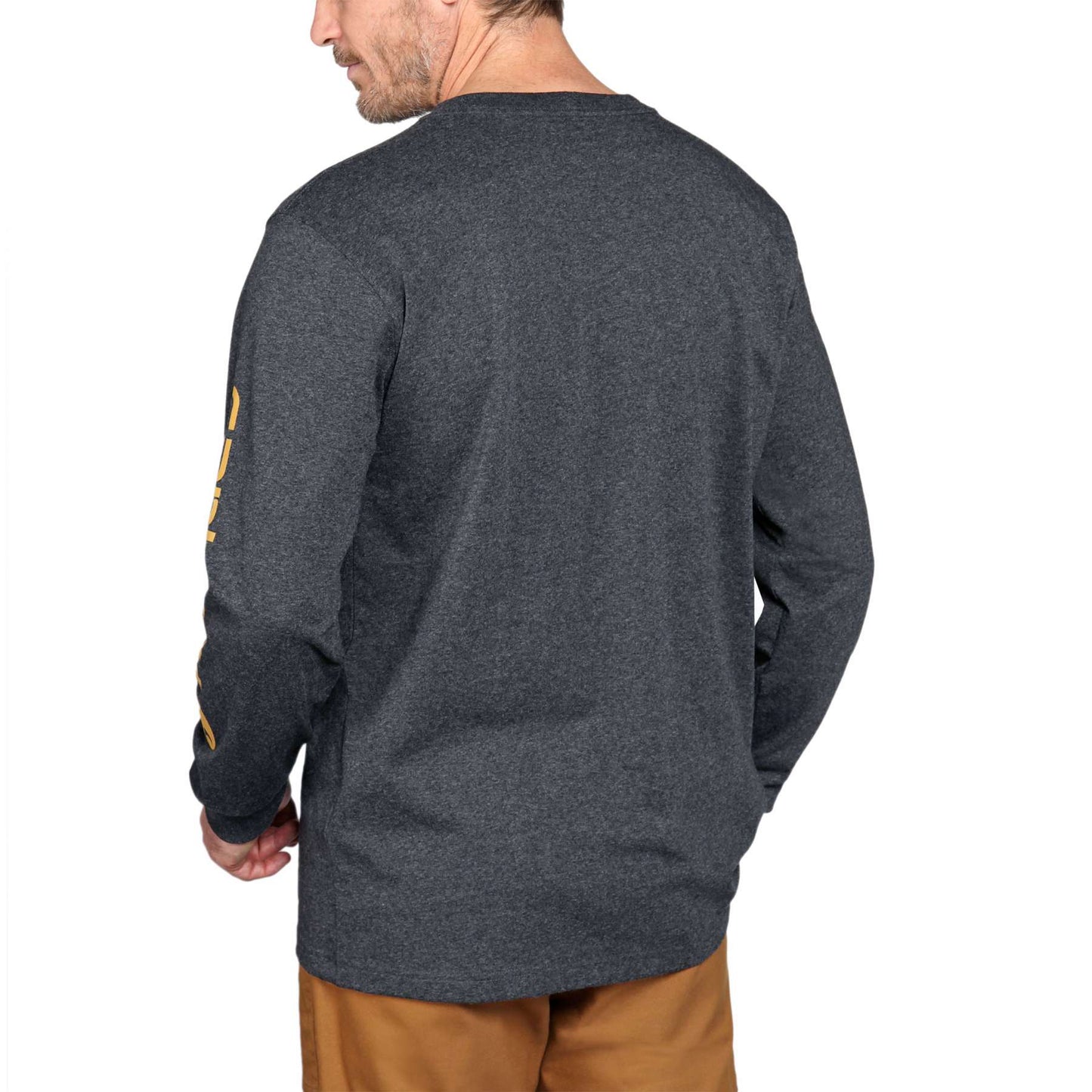 Carhartt Dearborn Relaxed Long Sleeve-Logo T-Shirt