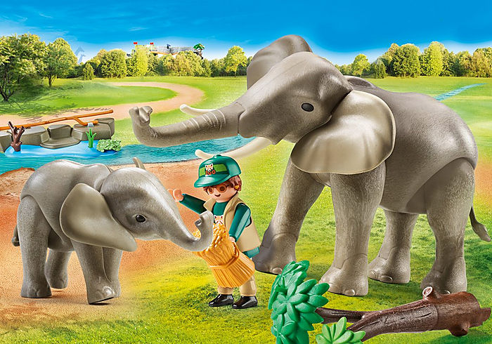 Playmobil Family Fun Elephant Habitat