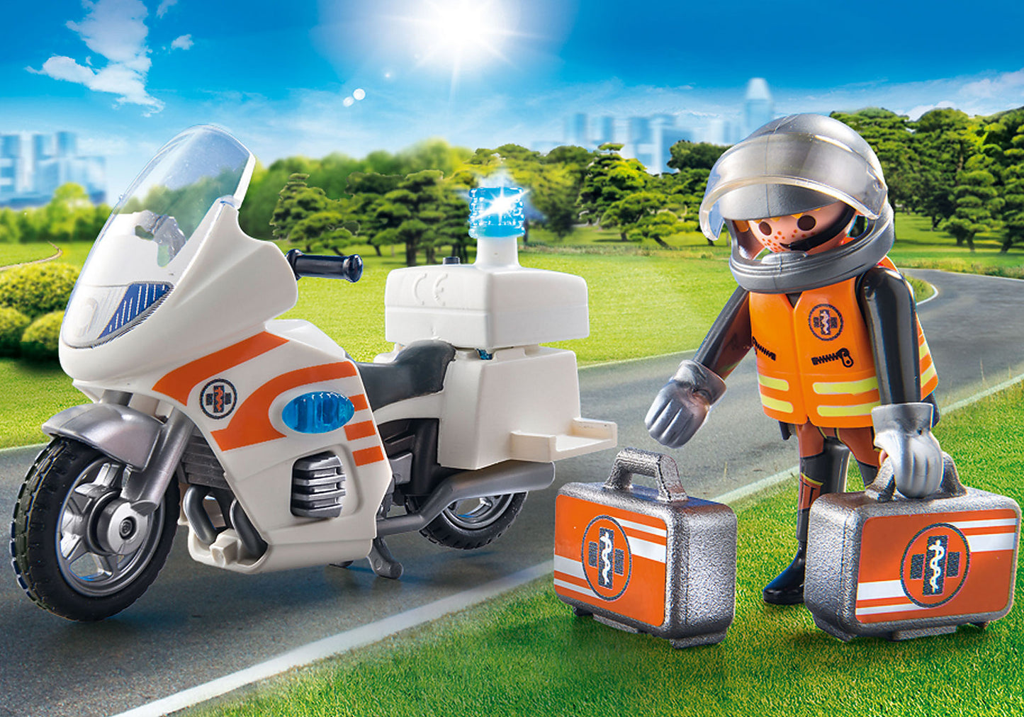Playmobil City Life Emergency Motorbike