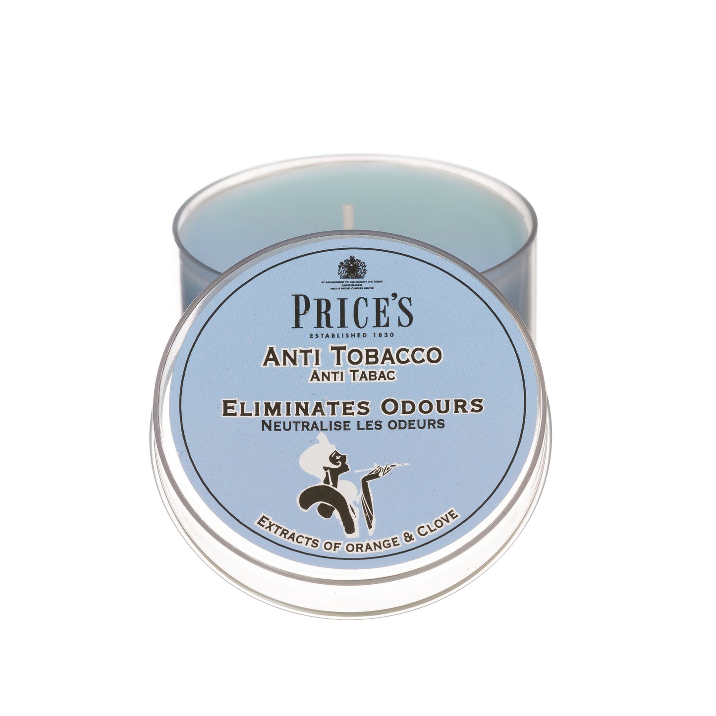 Prices Fresh Air Anti Tobacco Scented Candle Tin