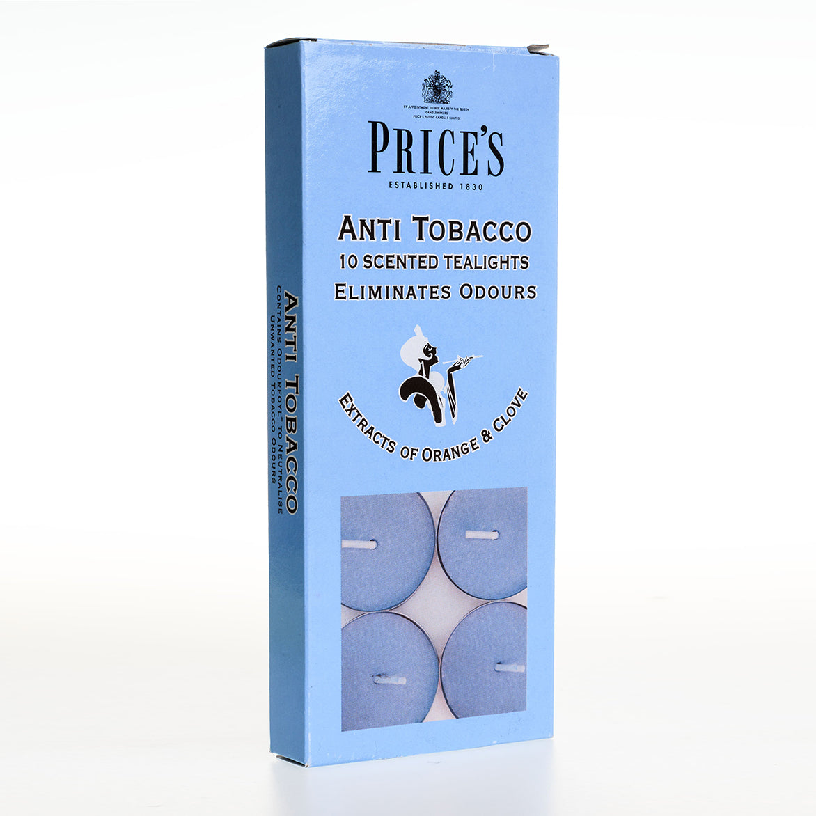 Prices Fresh Air Anti Tobacco Tealights 10pk
