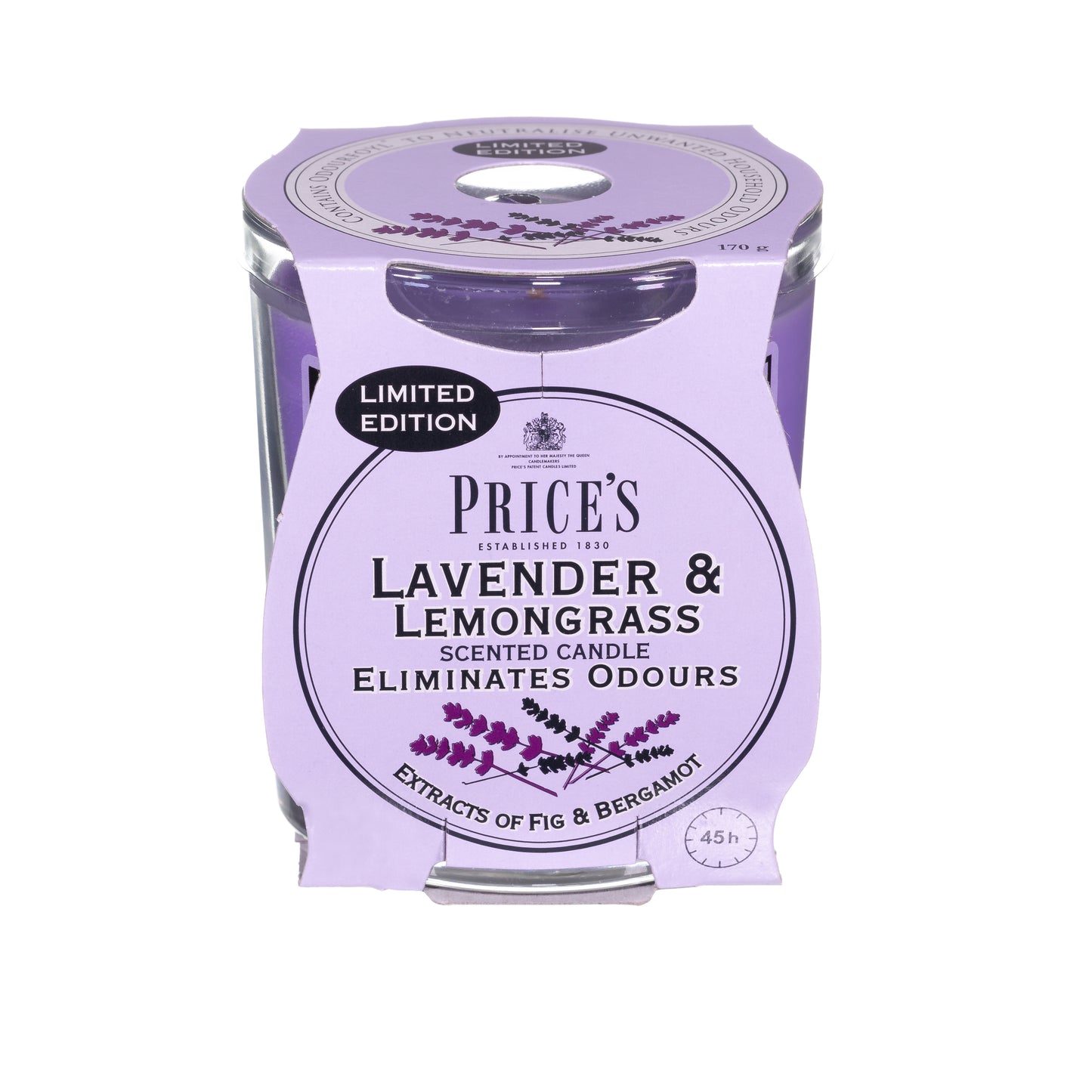 Prices Fresh Air Lavender & Lemongrass Small Candle Jar