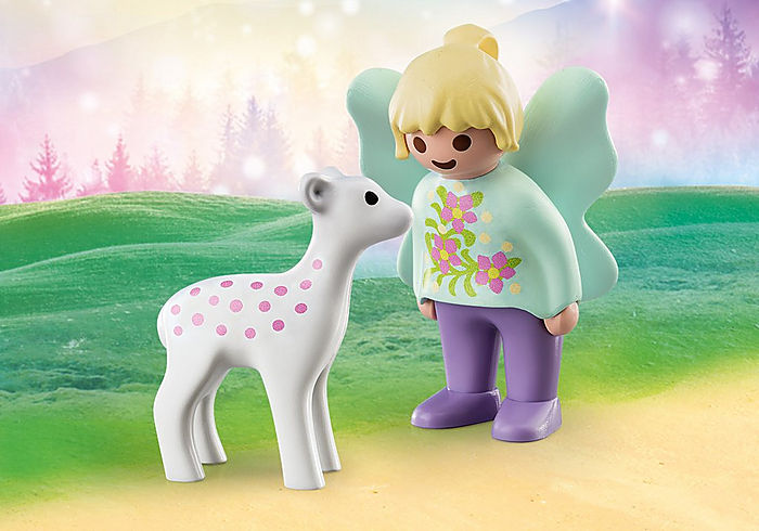 Playmobil 1.2.3 Fairy Friend with Fawn