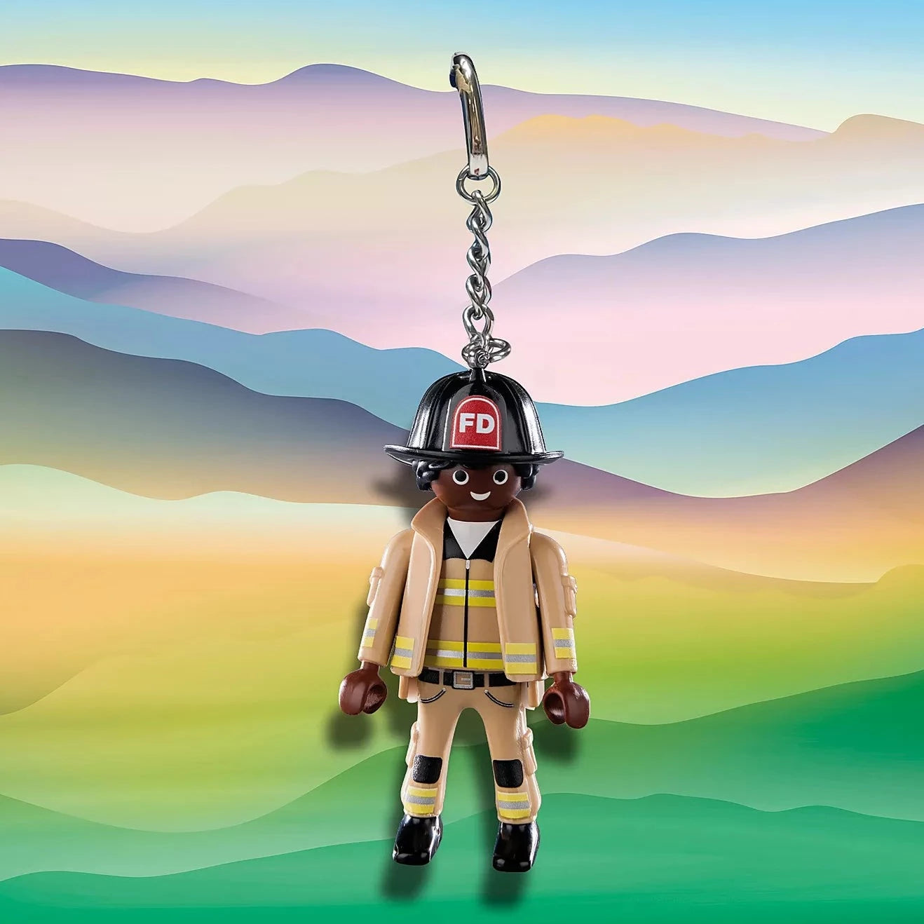 Playmobil Firefighter Key Chain 70649