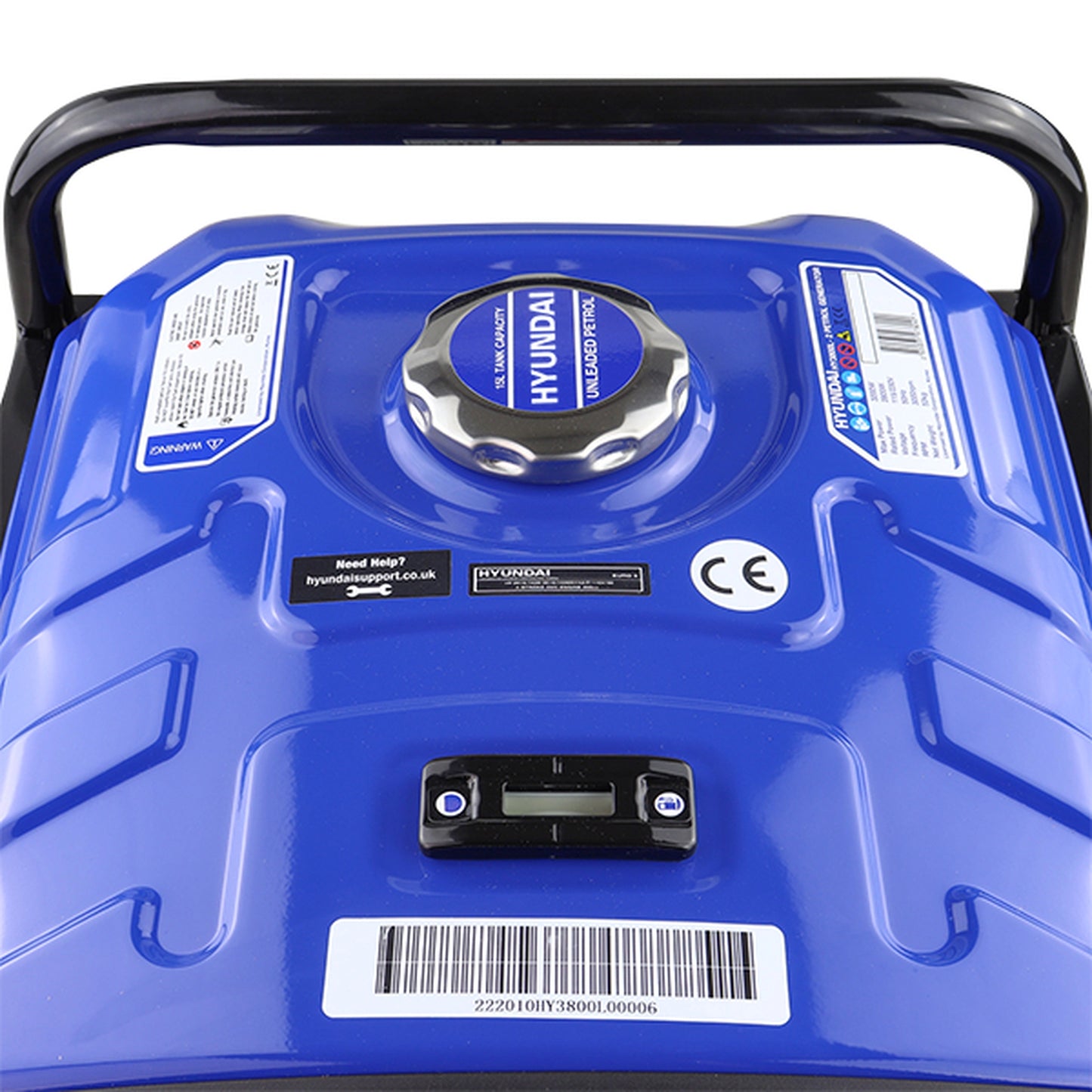 Hyundai HY3800L-2 3.2kW / 4kVa Recoil Start Site Petrol Generator