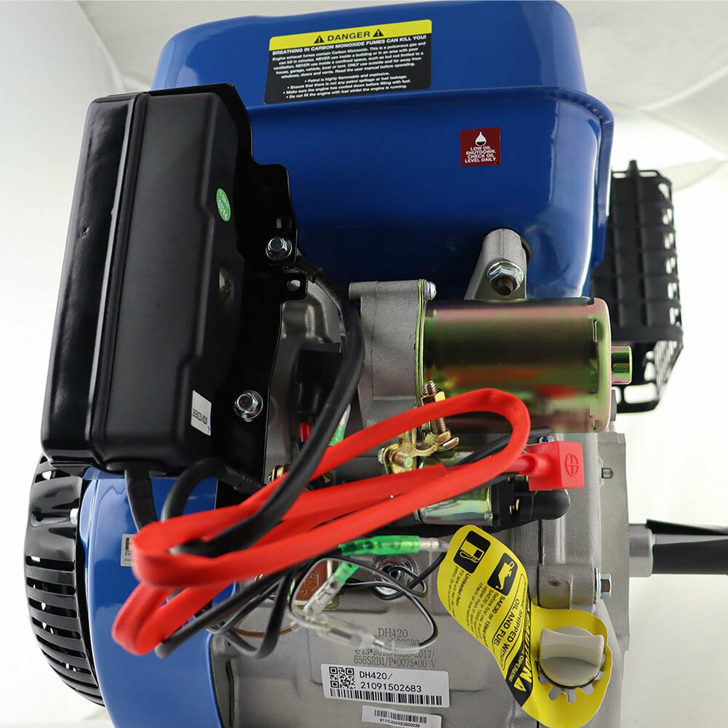 Hyundai IC420XE-25 420cc 14hp 25mm ES Horizontal Straight Shaft Petrol Engine 4-Stroke OHV