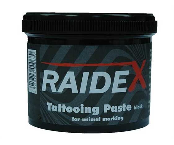 Raidex Tattooing Paste for Animal Marking