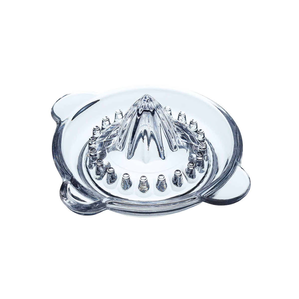 KitchenCraft Round Glass Citrus Fruit Squeezer