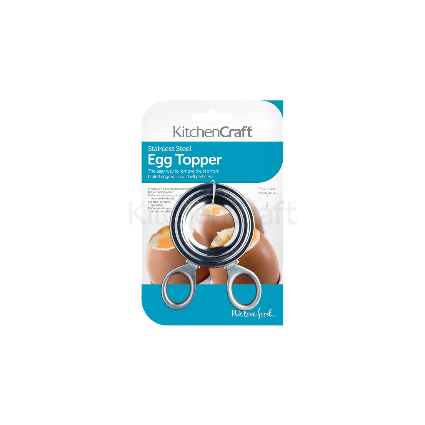 KitchenCraft Stainless Steel Egg Topper