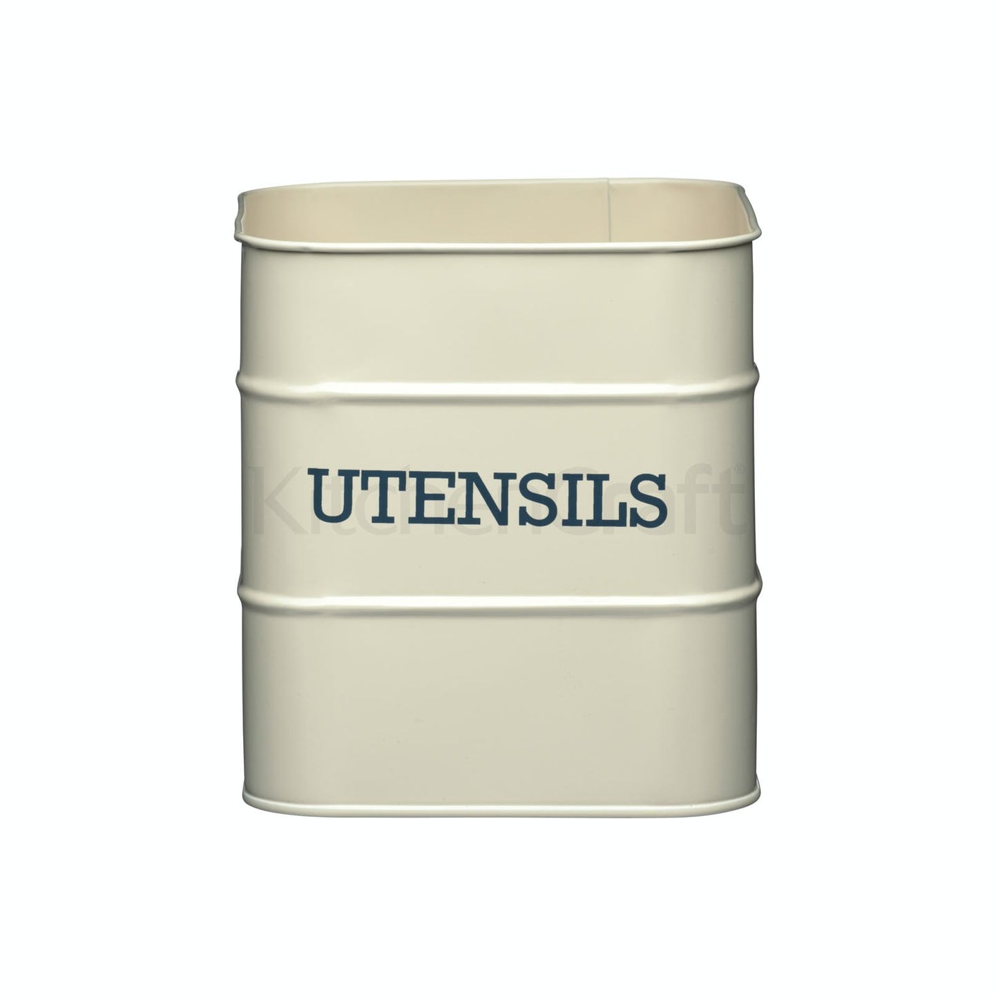 Living Nostalgia Antique Cream Utensil Pot