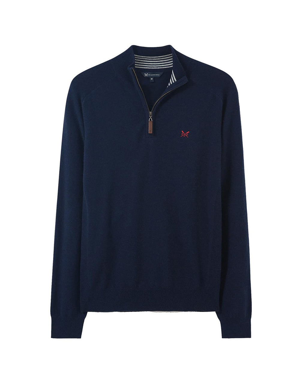 Crew Clothing Merino Cashmere Half Zip Jumper