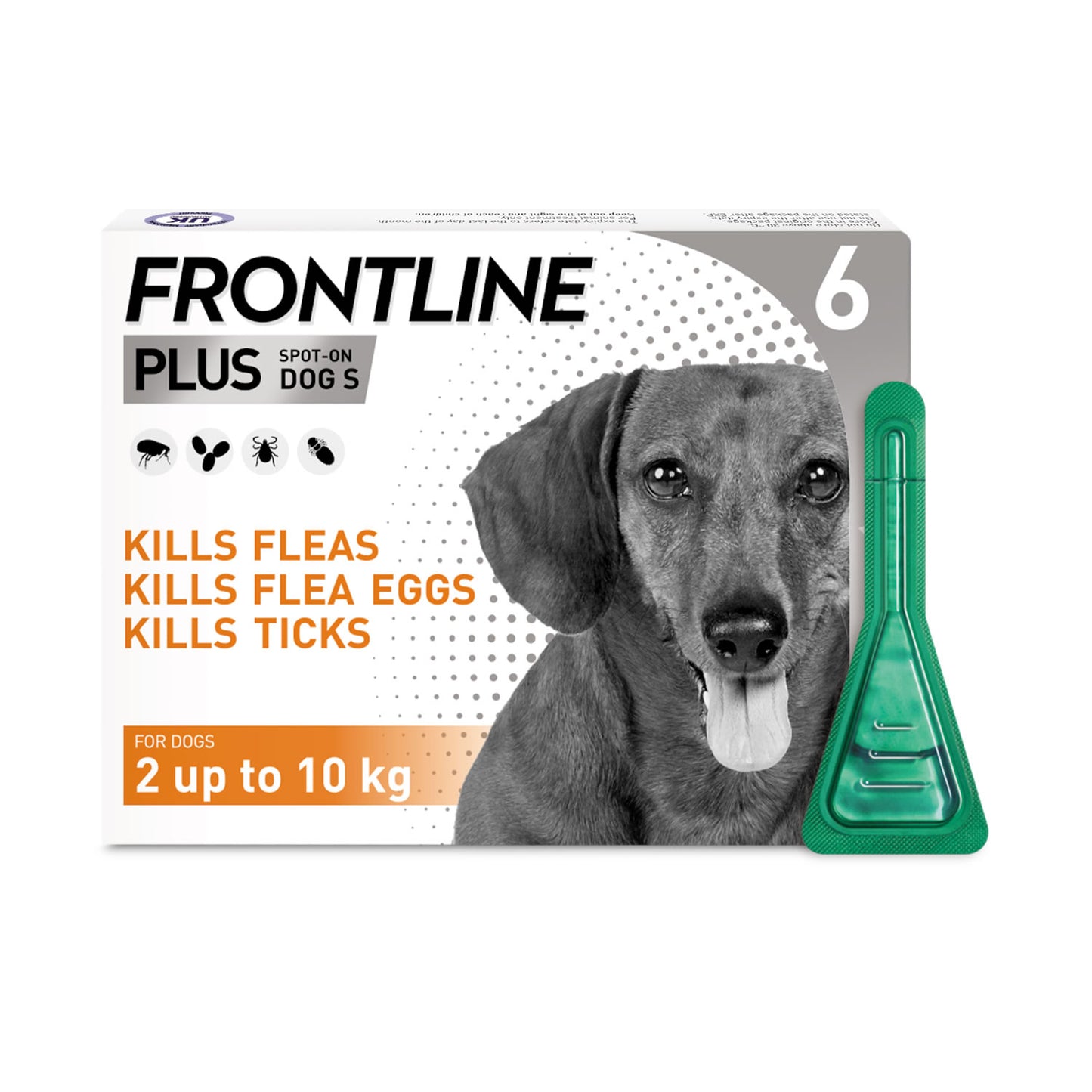 Frontline Plus Spot On for Small Dogs 2-10kg